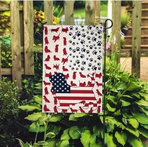 NWT United States of Dachshund Garden Flag